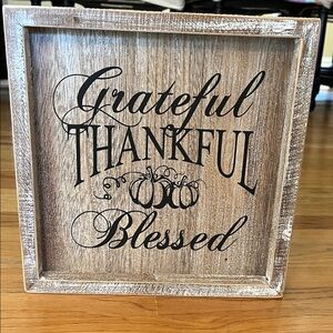 Rustic Brown Wall Decor with Inspirational Quote